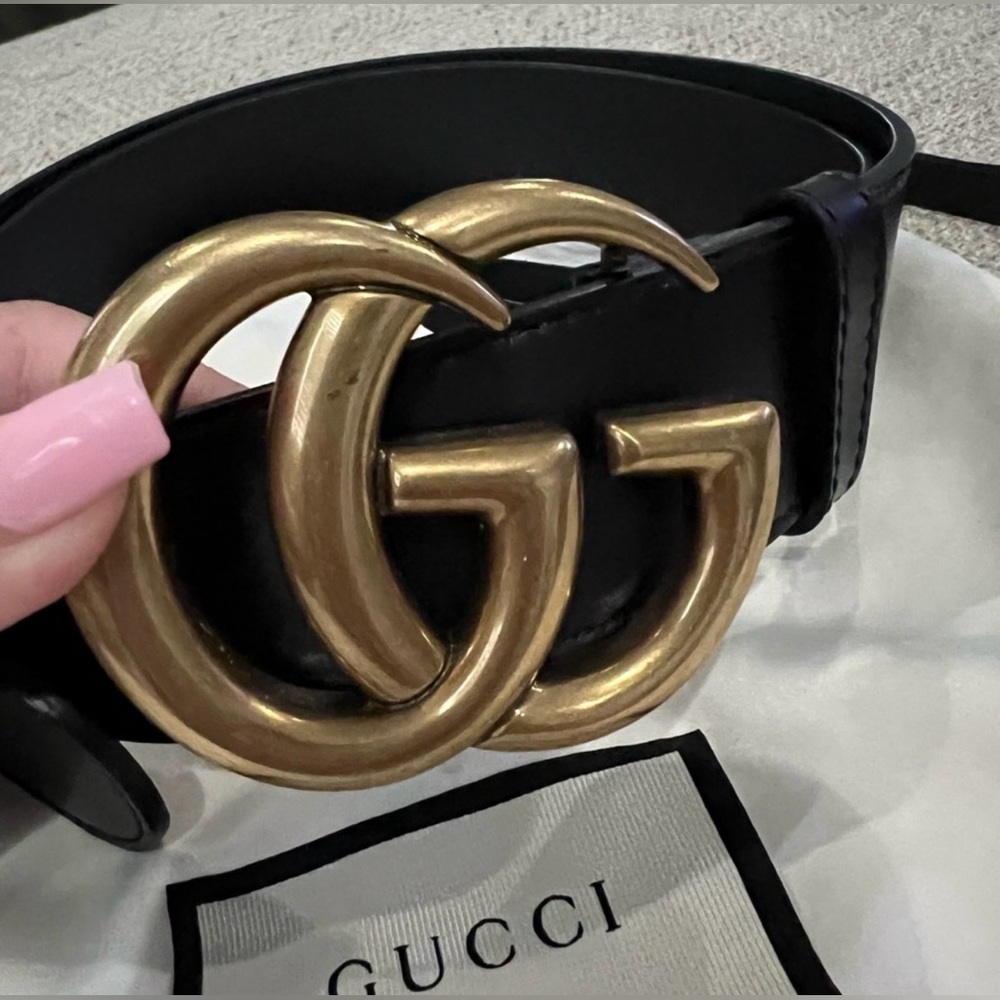 GG Marmont wide belt
